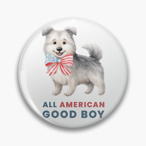 Item preview, All American Good Boy Dog Patriotic Puppy Cute designed and sold by olenapetol.