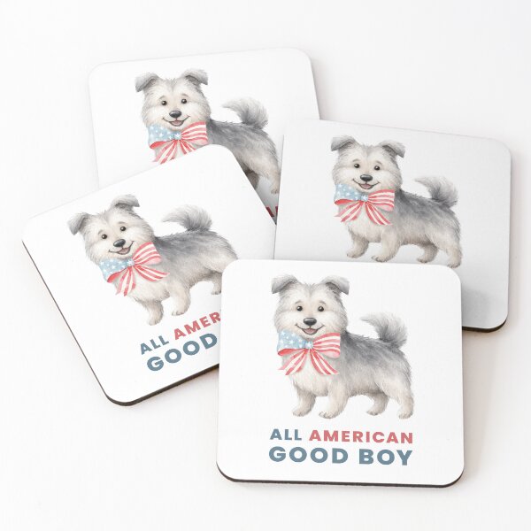 Item preview, All American Good Boy Dog Patriotic Puppy Cute designed and sold by olenapetol.