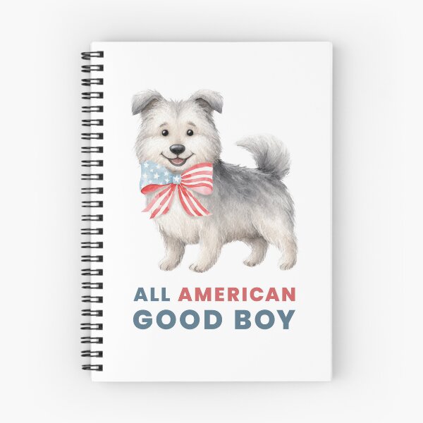 Item preview, All American Good Boy Dog Patriotic Puppy Cute designed and sold by olenapetol.