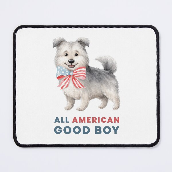 Item preview, All American Good Boy Dog Patriotic Puppy Cute designed and sold by olenapetol.
