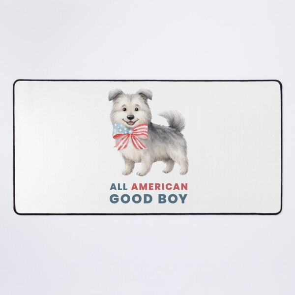 Item preview, All American Good Boy Dog Patriotic Puppy Cute designed and sold by olenapetol.