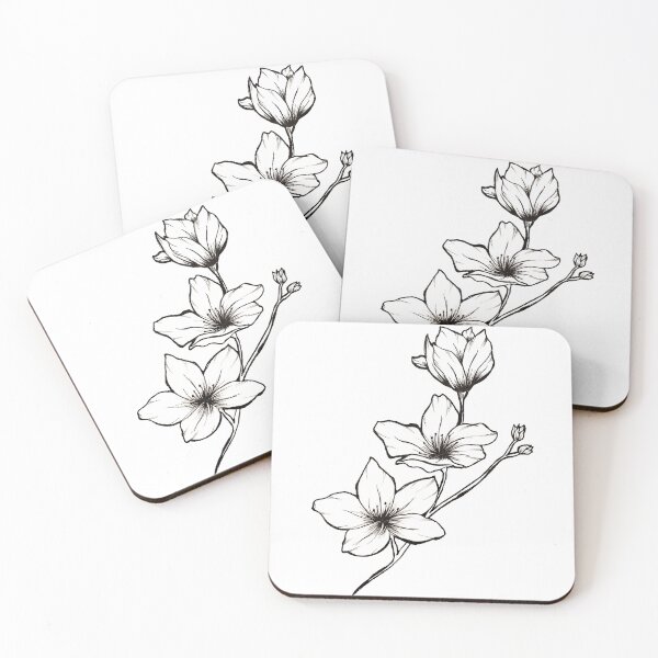 Item preview, Ink cherry blossoms designed and sold by UnaEmme.