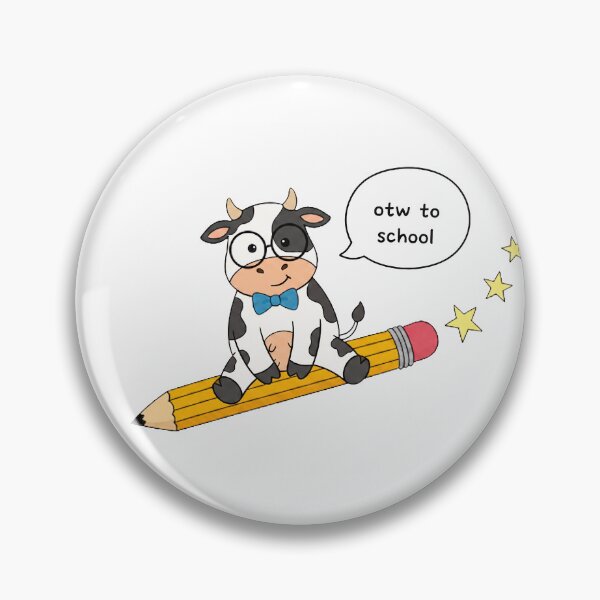 Item preview, Funny Cow Back To School Pencil Boys Girls Kids designed and sold by FurryHavenPH.