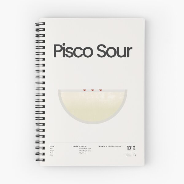 Item preview, Pisco Sour Cocktail Minimalist Illustration designed and sold by aio.