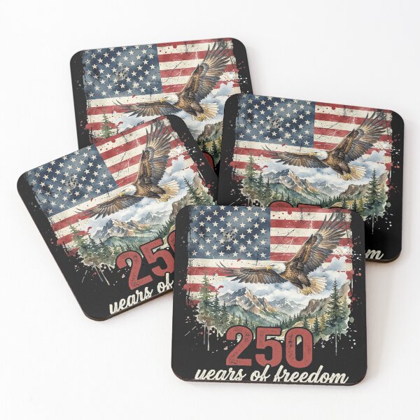 Item preview, American Flag Eagle 250 Years Freedom Patriotic Usa designed and sold by longngusuc.