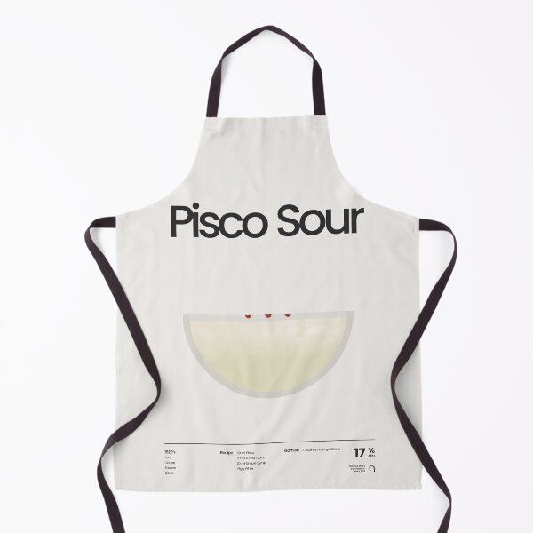 Item preview, Pisco Sour Cocktail Minimalist Illustration designed and sold by archetype prints.