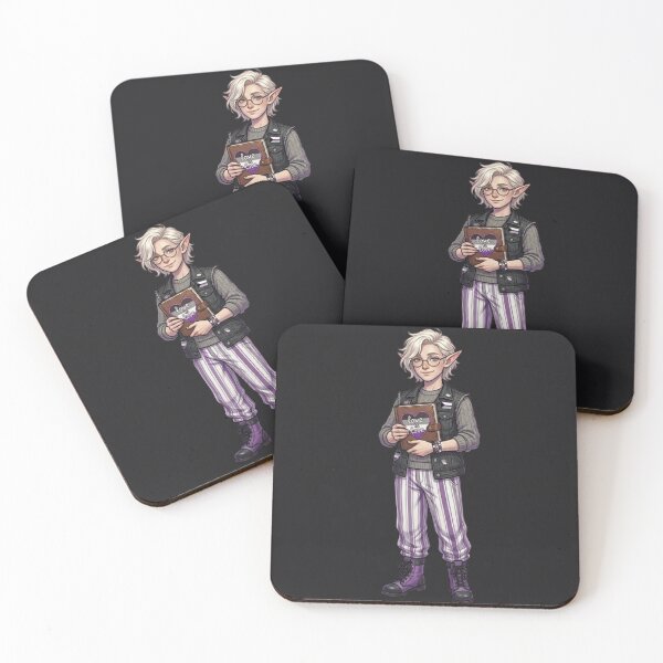 Item preview, Asexual Pride Elf RPG Sticker designed and sold by AestheticRPG .