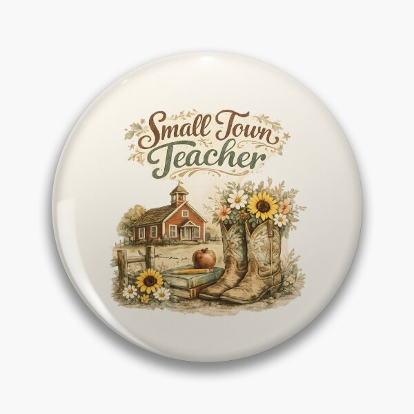 Item preview, Small Town Teacher Country Classroom Pride designed and sold by Chic_Clip_Craft.
