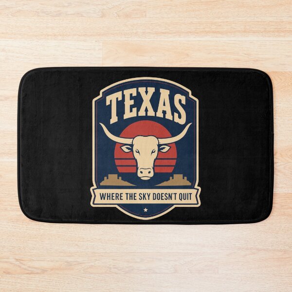 Item preview, Texas Longhorn Big Sky Western Badge designed and sold by Lyfeinsights.