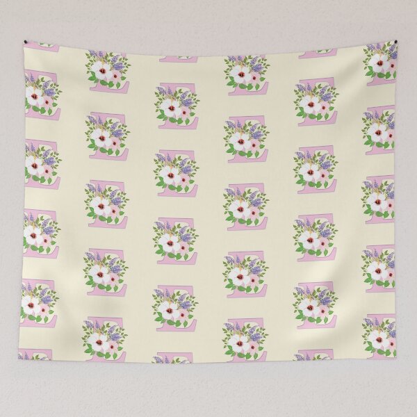 Item preview, Flowery Letter E designed and sold by CharlottePlaceArt.