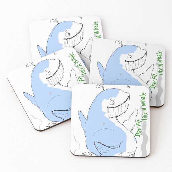 Item preview, Stay Fit like A Whale (Drawing by ACCI)  designed and sold by VanyssaGraphics.