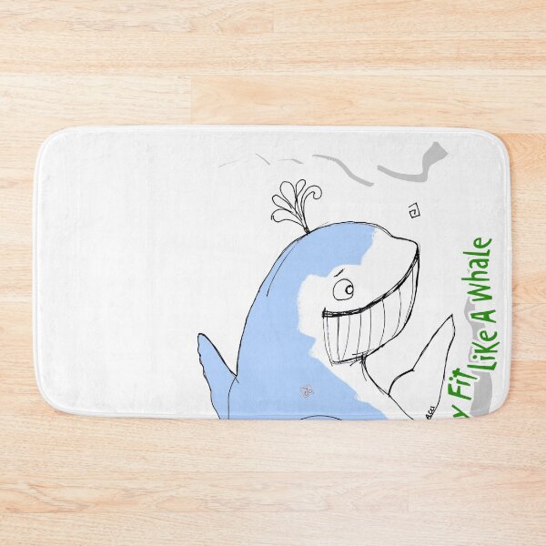 Item preview, Stay Fit like A Whale (Drawing by ACCI)  designed and sold by VanyssaGraphics.