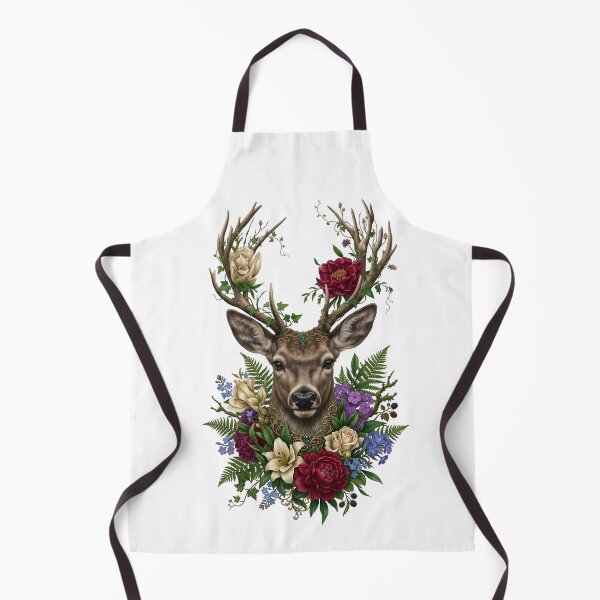 Item preview, Majestic Deer Head Floral Antler designed and sold by Sovereign Supply Co..