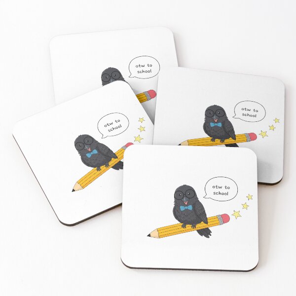 Item preview, Funny Crow Back To School Pencil Boys Girls Kids designed and sold by FurryHavenPH.