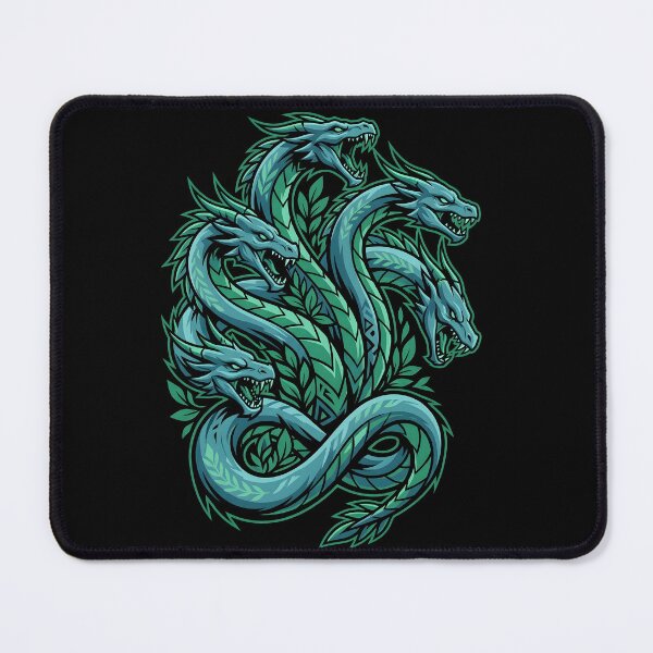 Item preview, Crisp Vector Multi Headed Hydra Dragon Monster Art designed and sold by EKHOAISTORE.