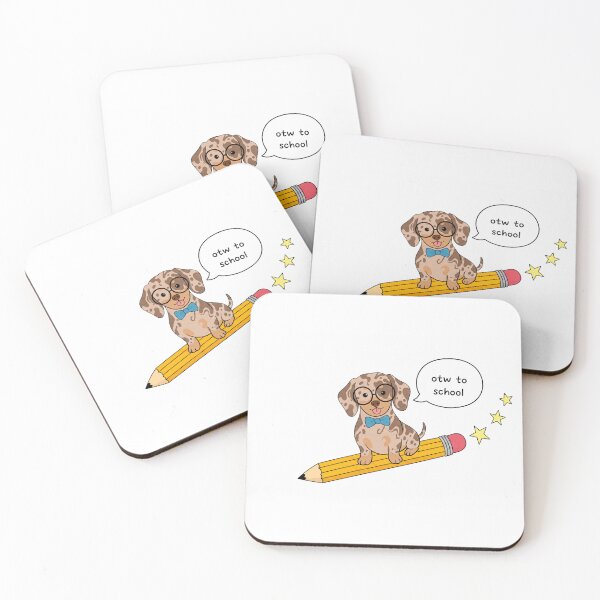 Item preview, Funny Dapple Dachshund Back To School Pencil Boys Girls Kids designed and sold by FurryHavenPH.