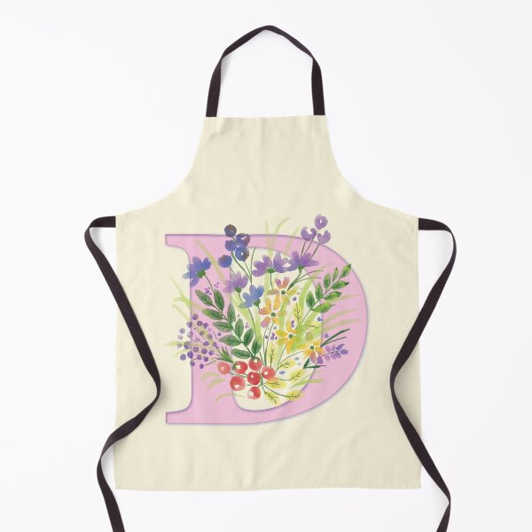 Item preview, Flowery Letter D designed and sold by CharlottePlaceArt.