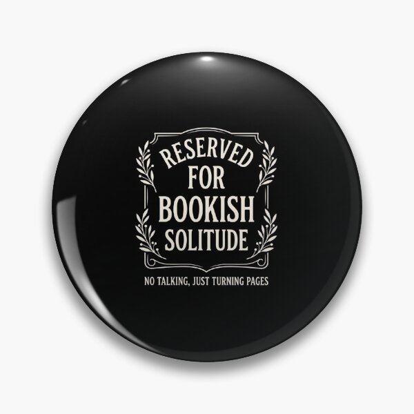 Item preview, Reserved For Bookish Solitude Funny Introvert Shirt designed and sold by artlife4.