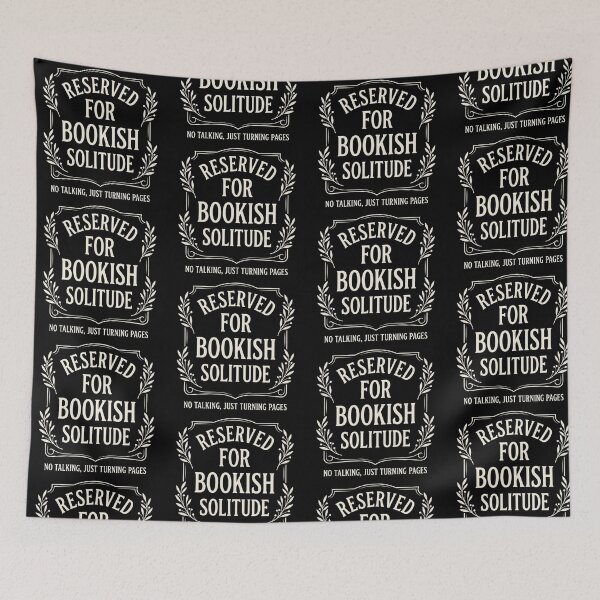 Item preview, Reserved For Bookish Solitude Funny Introvert Shirt designed and sold by artlife4.