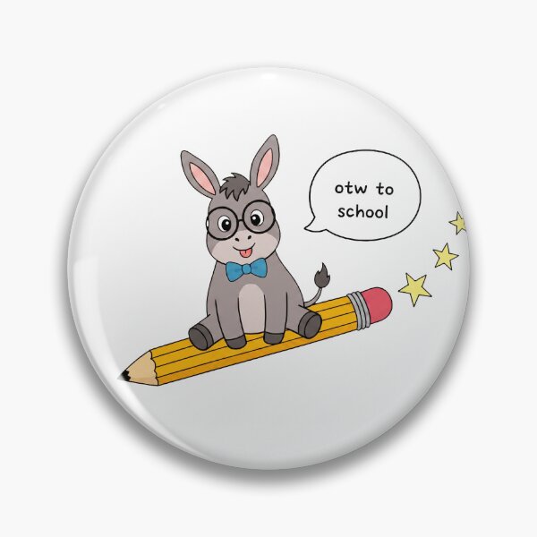 Item preview, Funny Donkey Back To School Pencil Boys Girls Kids designed and sold by FurryHavenPH.