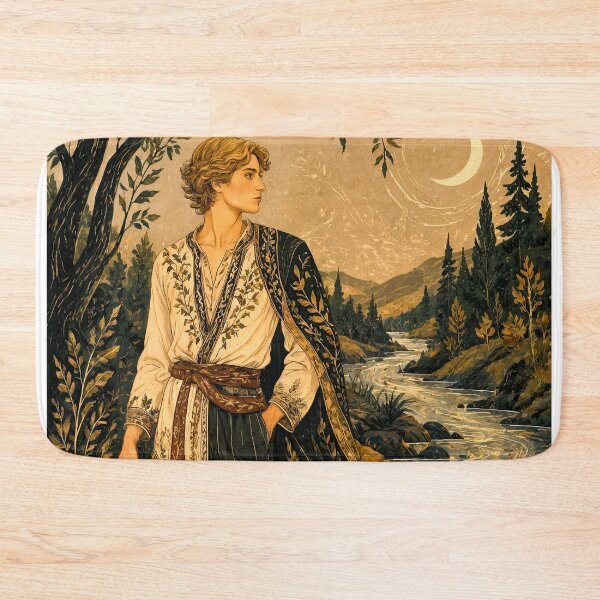 Item preview, Wall Art - Postcard - Moonlit Folklore Elegance designed and sold by ForeverPrintsOK.