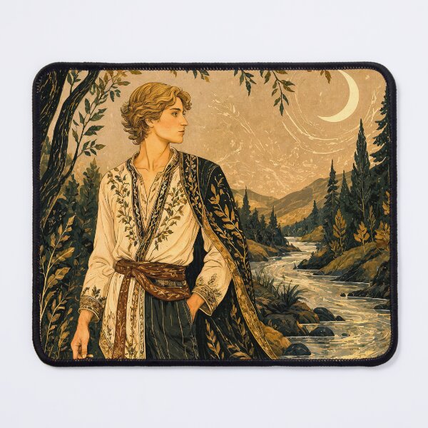 Item preview, Wall Art - Postcard - Moonlit Folklore Elegance designed and sold by ForeverPrintsOK.