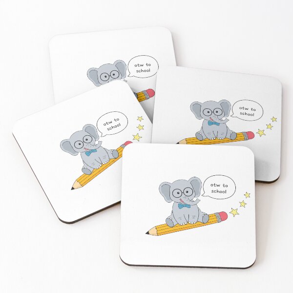Item preview, Funny Elephant Back To School Pencil Boys Girls Kids designed and sold by FurryHavenPH.