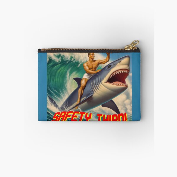 Item preview, Vintage Postcard Shark Rodeo Safety Third Spoof designed and sold by Larry Oates.