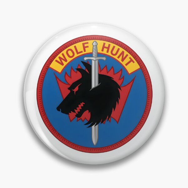 Item preview, US Navy Wolf Hunt Anti-Submarine Warfare Emblem designed and sold by CharlieDesings.