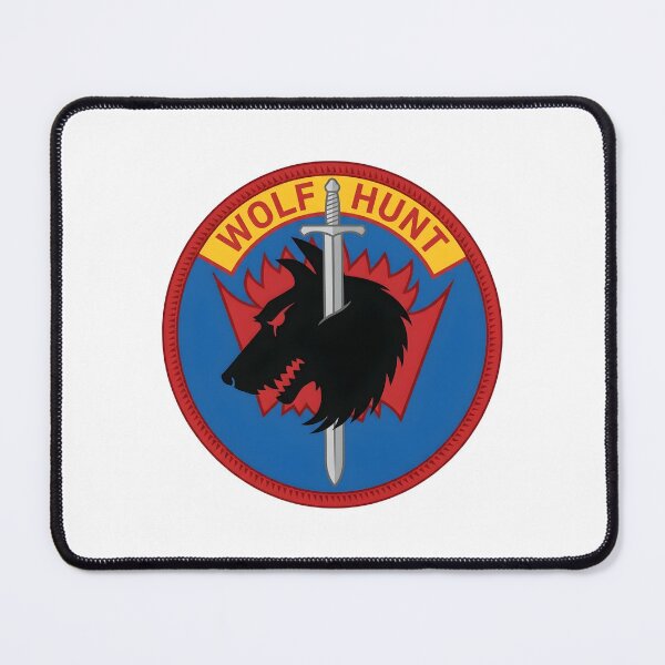 Item preview, US Navy Wolf Hunt Anti-Submarine Warfare Emblem designed and sold by CharlieDesings.