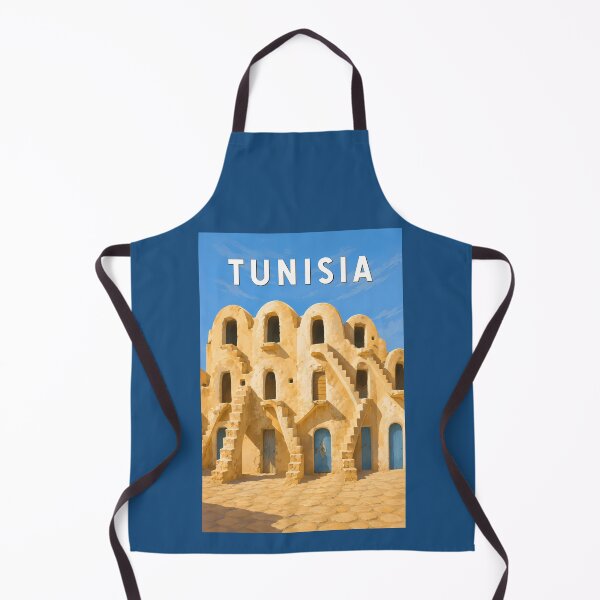 Item preview, Tunisia Illustration Travel Art Vintage designed and sold by KrisSidDesigns.