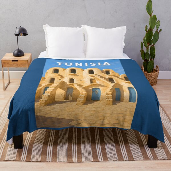 Item preview, Tunisia Illustration Travel Art Vintage designed and sold by KrisSidDesigns.