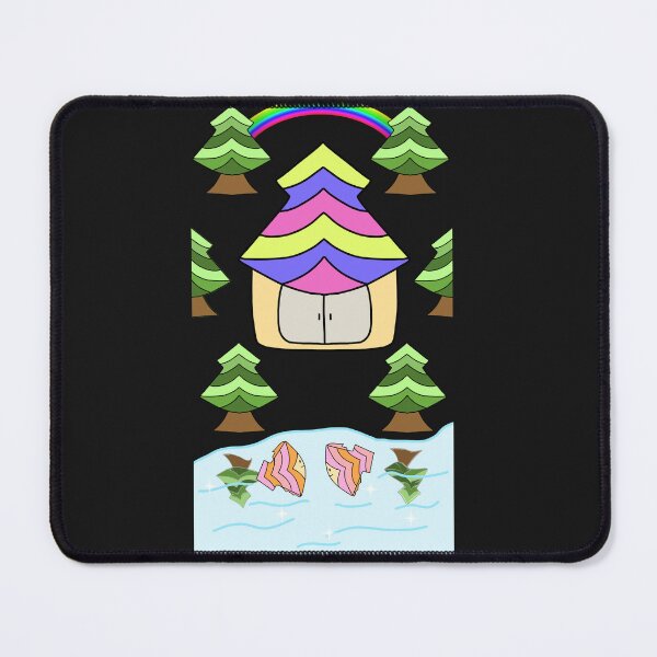 Item preview, Whimsical Fantasy Striped Pattern Home Surrounding Nature designed and sold by MigWhimsy.