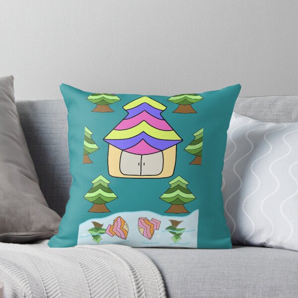 Item preview, Whimsical Fantasy Striped Pattern Home Surrounding Nature designed and sold by MigWhimsy.
