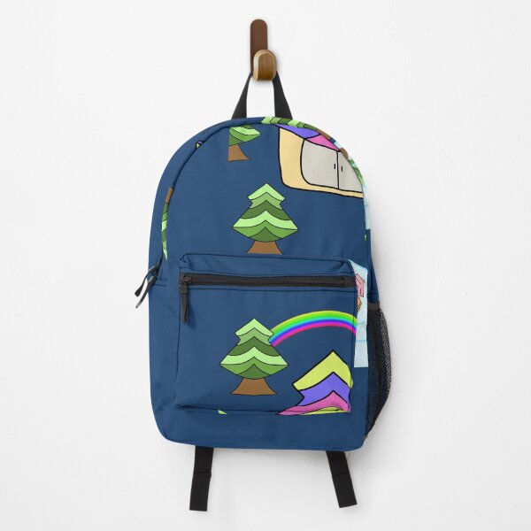 Item preview, Whimsical Fantasy Striped Pattern Home Surrounding Nature designed and sold by MigWhimsy.