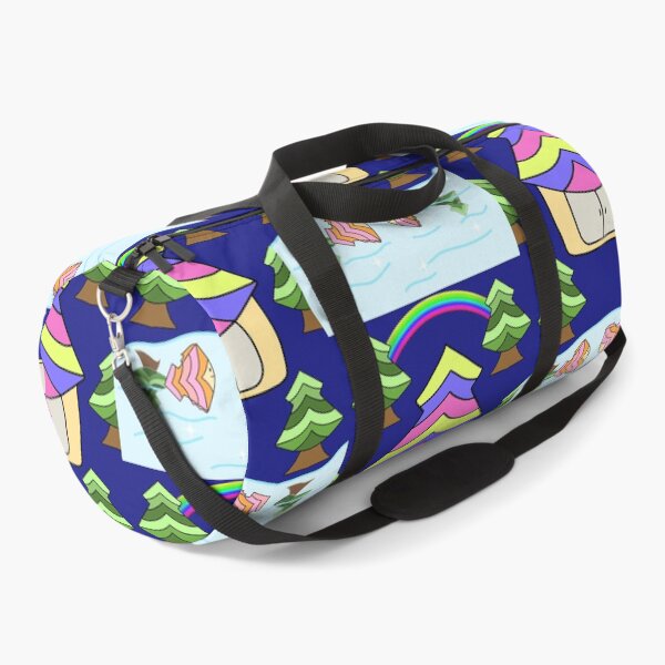 Item preview, Whimsical Fantasy Striped Pattern Home Surrounding Nature designed and sold by MigWhimsy.