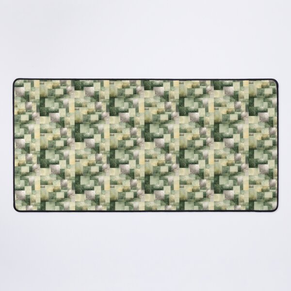 Item preview, Green silver Abstract Geometric Wall Art Print, Modern green Squares Canvas Decor, Contemporary Minimalist Home Office Artwork designed and sold by Hookesmode.