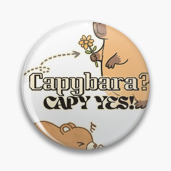 Artikelvorschau, Capybara? Kappe Ja! – Lustiges süßes Capybara-Meme-Design entworfen und verkauft von FAVraven.