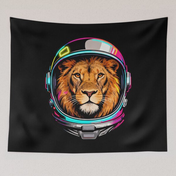 Item preview, Astro Lion designed and sold by KingCuppaDigitalArt.