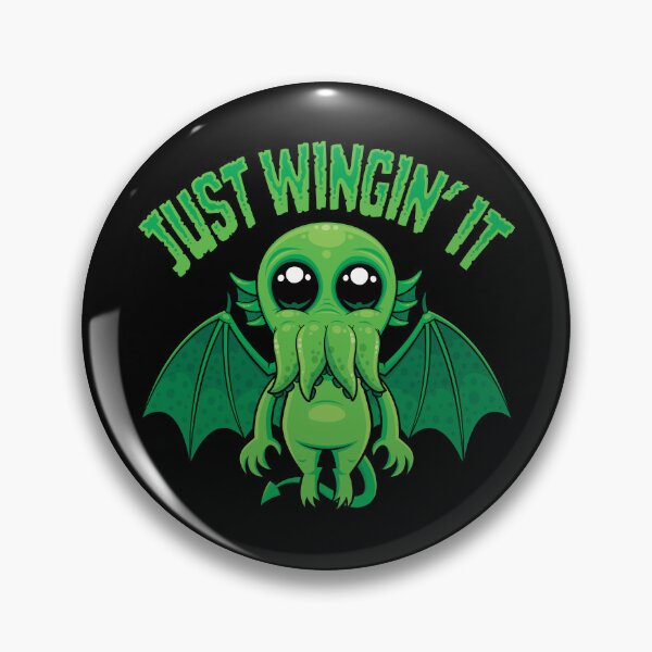 Item preview, Just Wingin' It Cute Kawaii Cthulhu designed and sold by fizzgig.