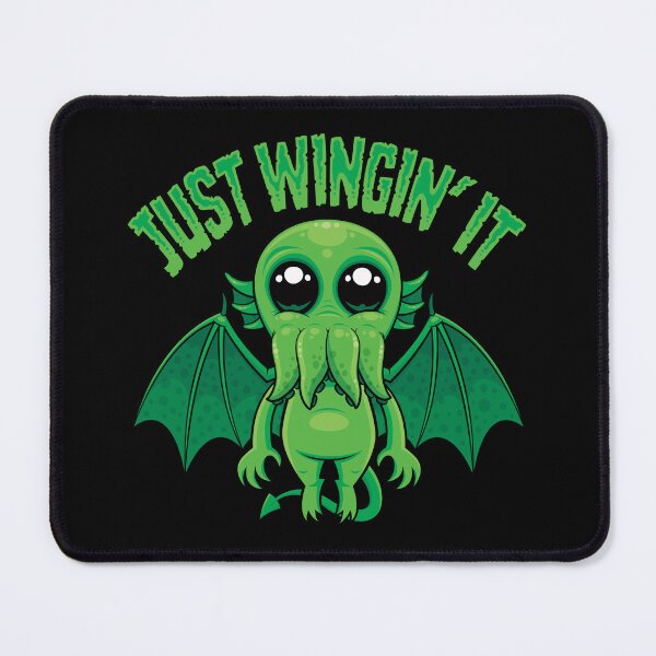 Item preview, Just Wingin' It Cute Kawaii Cthulhu designed and sold by fizzgig.