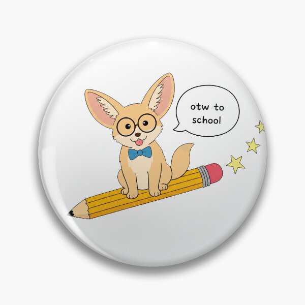 Item preview, Funny Fennex Fox Back To School Pencil Boys Girls Kids designed and sold by FurryHavenPH.