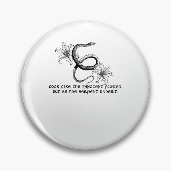 Item preview, Distressed Innocent Flower Serpent Lady Macbeth Quotation designed and sold by KAWKAW-DRHM.