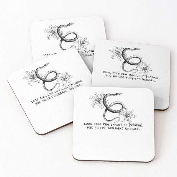 Item preview, Distressed Innocent Flower Serpent Lady Macbeth Quotation designed and sold by KAWKAW-DRHM.