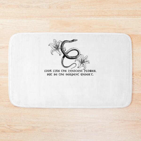 Item preview, Distressed Innocent Flower Serpent Lady Macbeth Quotation designed and sold by KAWKAW-DRHM.