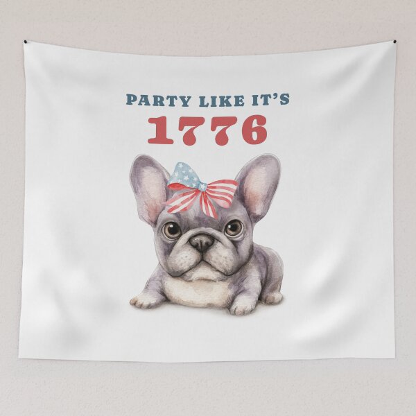 Item preview, Party Like It’s 1776 French Bulldog Funny USA designed and sold by olenapetol.