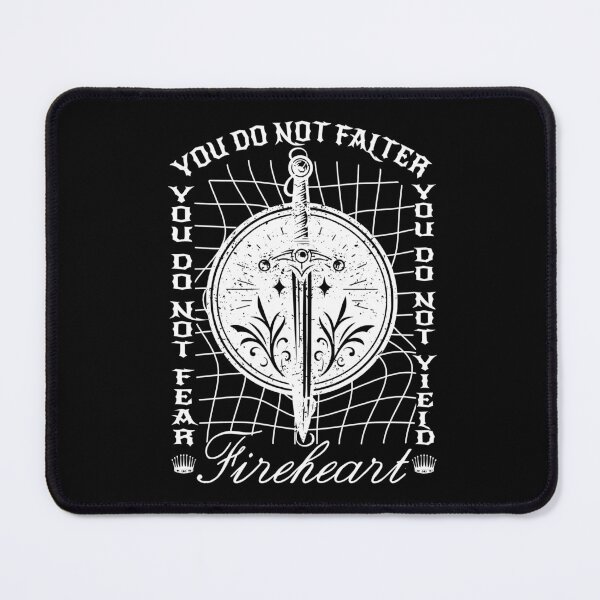 Item preview, Fireheart You Do Not Yield Fantasy Sword Book Reader designed and sold by KAWKAW-DRHM.
