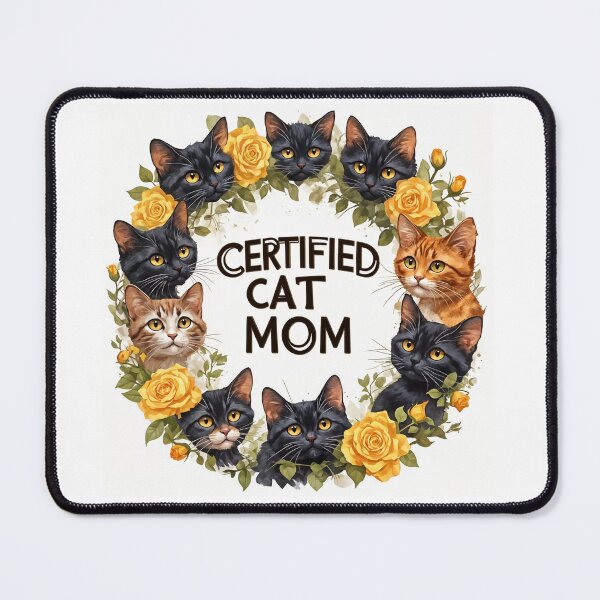 Item preview, Certified Cat Mom designed and sold by Cattytude.