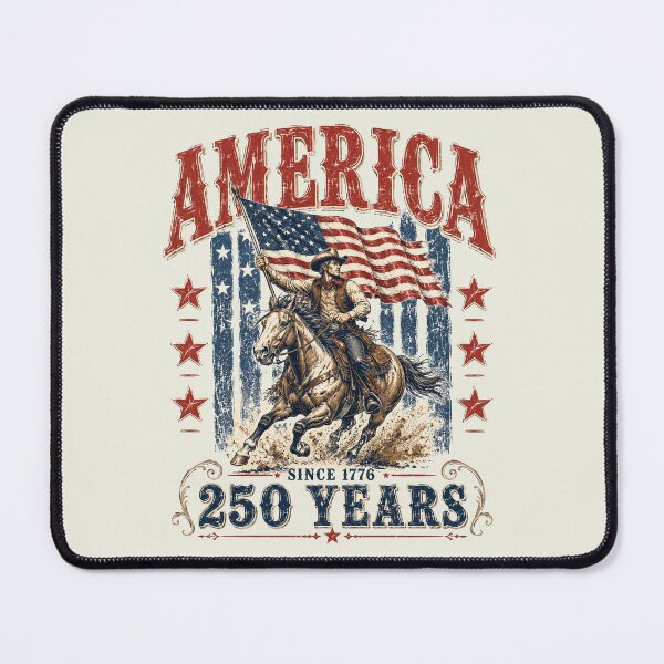 Item preview, USA America Cowboy 250th Anniversary designed and sold by Schroedingerska.
