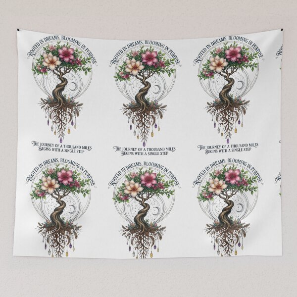 Item preview, Tree of Life Celestial Roots Quote designed and sold by Sovereign Supply Co..